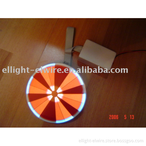 EL light.EL sheet,EL panel,EL auto sticker,EL Car Sticker (OD:140mm)